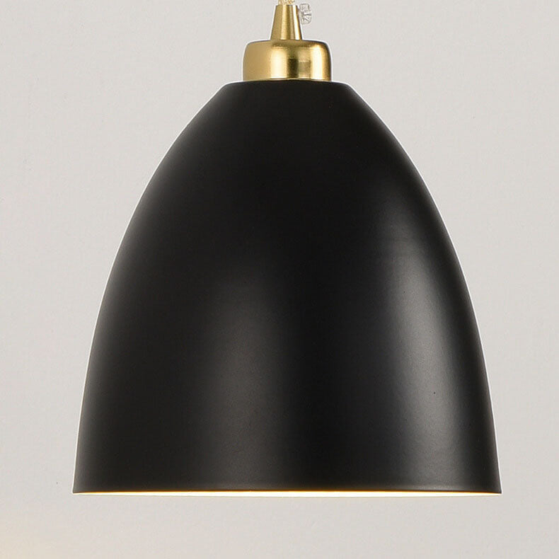 Nordischer Minimalistischer Rein Schwarz-Weiß Eisen 1-Licht Wandleuchte 