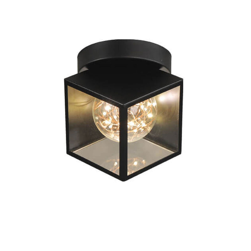 Nordic Square Geometric Ball LED Semi-Flush Mount Ceiling Light