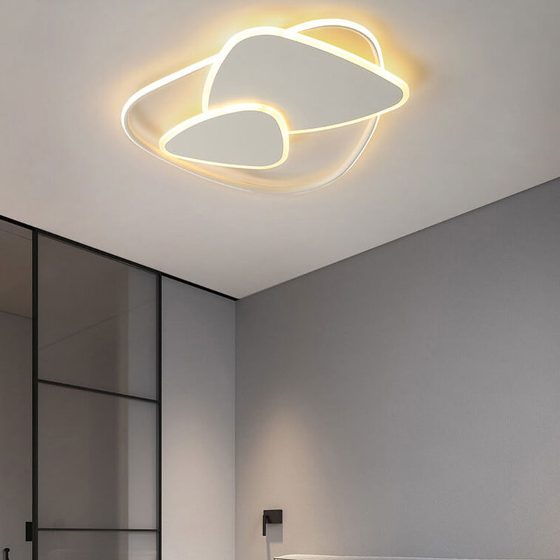 Minimalist Creative Geometric Triangle LED Flush Mount Ceiling Light