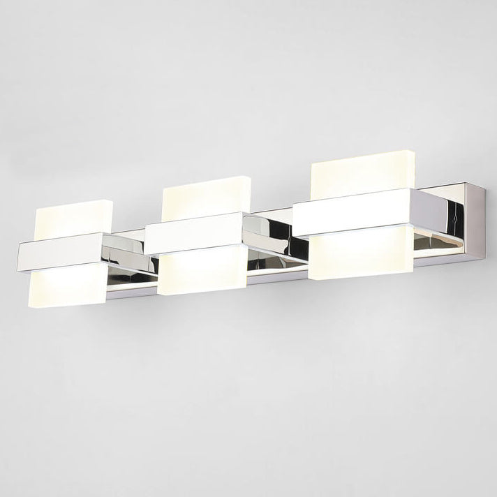 Modern Acrylic Square Combination Design LED Mirror Front Light Wall Sconce Lamp