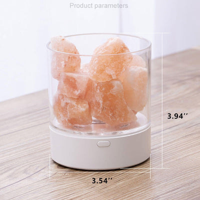 Salt Lamp Flame Cup LED Night Light Table Lamp