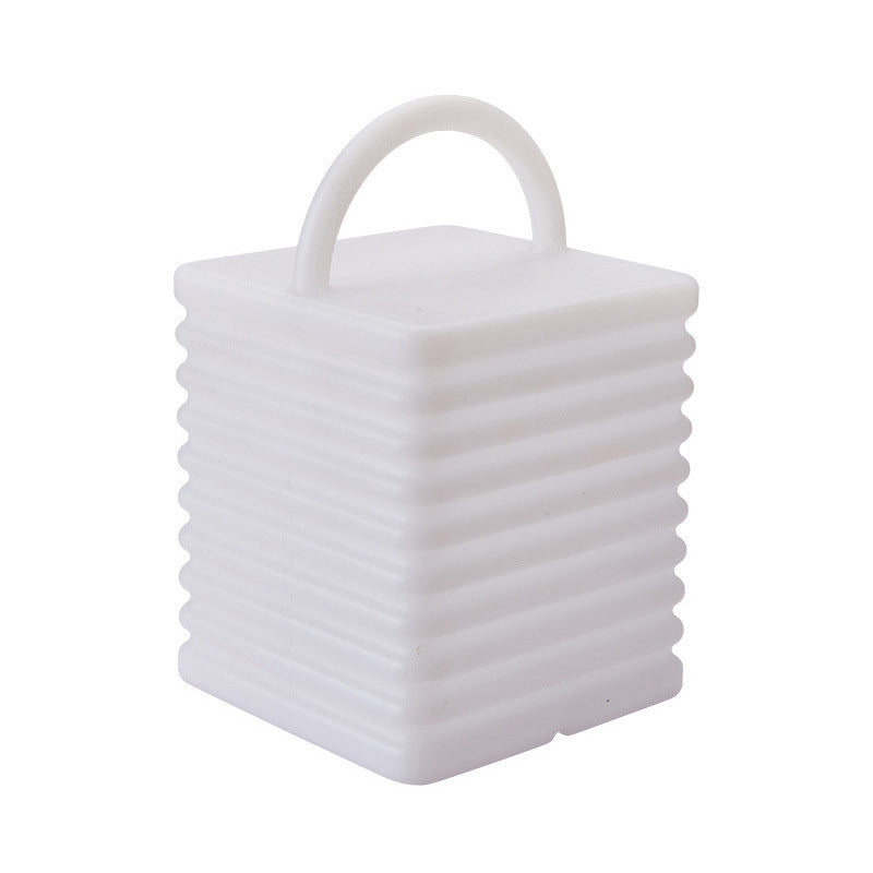 Moderne Art-Deco-Plastik-Bunte-Tote-Bag-Form-LED-Dekorative-Tischlampe 