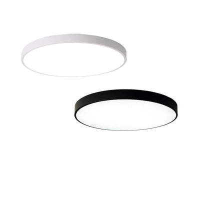 Simple Circle 1-Light LED Flush Mount Lighting