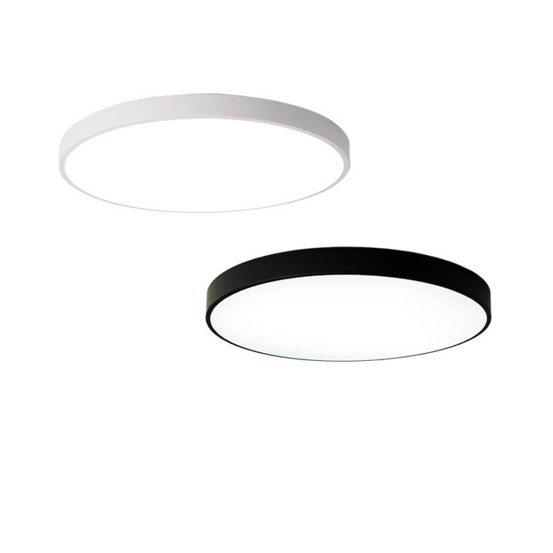 Simple Circle 1-Light LED Flush Mount Lighting