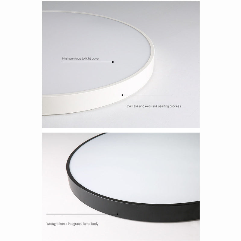Simple Circle 1-Light LED Flush Mount Lighting