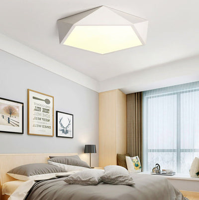 إضاءة بسيطة هندسية 1-ضوء LED مثبّتة على السقف 