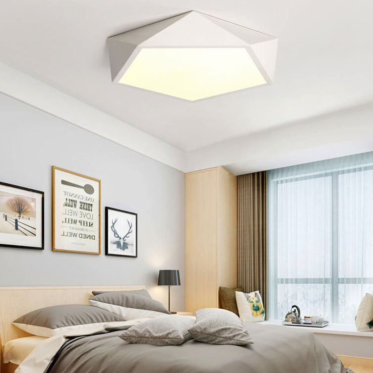 إضاءة بسيطة هندسية 1-ضوء LED مثبّتة على السقف 