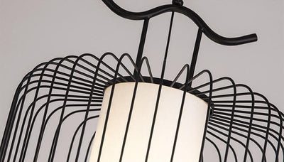 New Chinese Style Retro 1-Light Bird Cage Shade Pendant Light