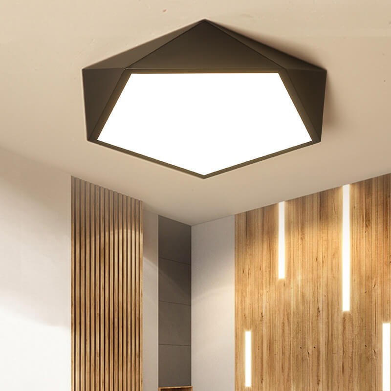 إضاءة بسيطة هندسية 1-ضوء LED مثبّتة على السقف 
