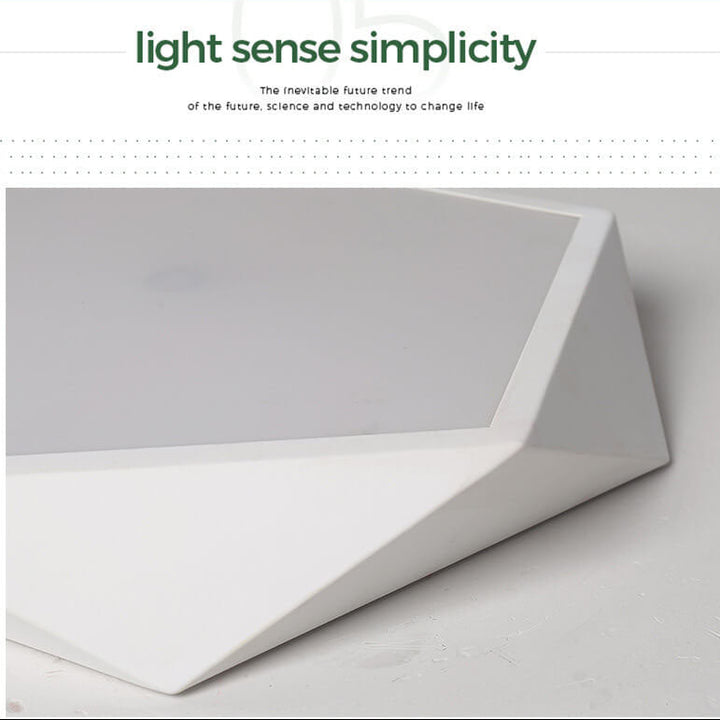 Éclairage encastré à DEL à 1 lumière à géométrie simple 