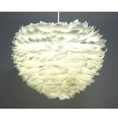 Feather 1-Light Heart Shade Pendelleuchte 