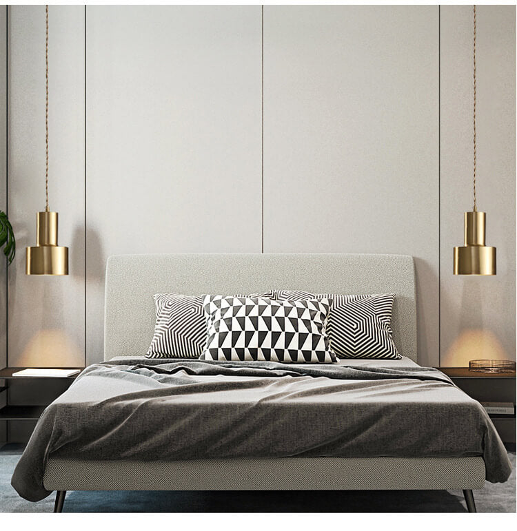 Golden Iron 1-Light Geometry Pendant Light