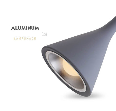 Aluminum Alloy 1-Light Horn Shaped Pendant Light