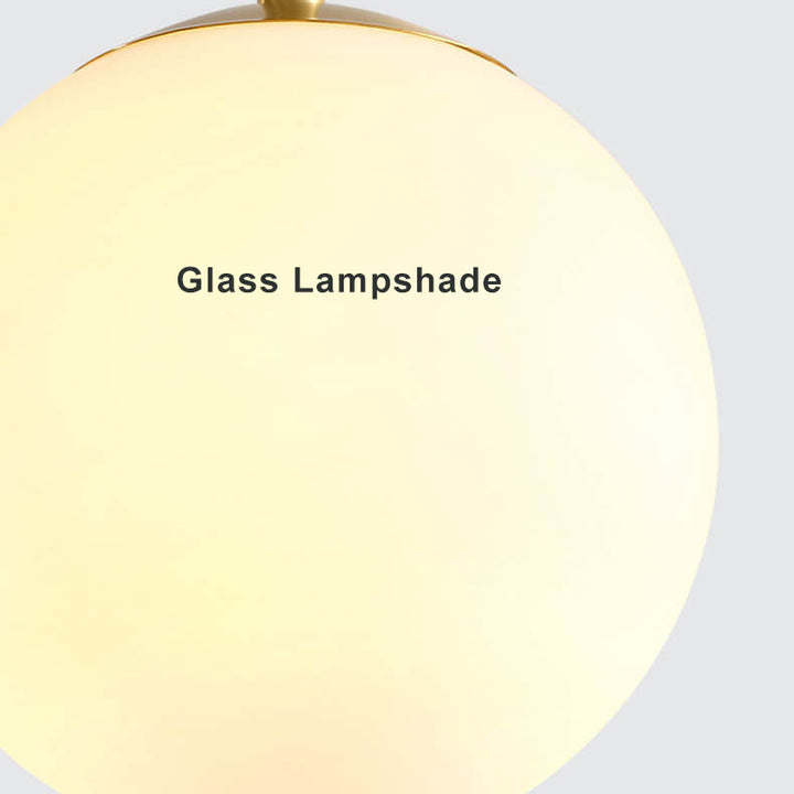 Pentagram Shape Glass Ball 1-Light Wall Sconce Lamp
