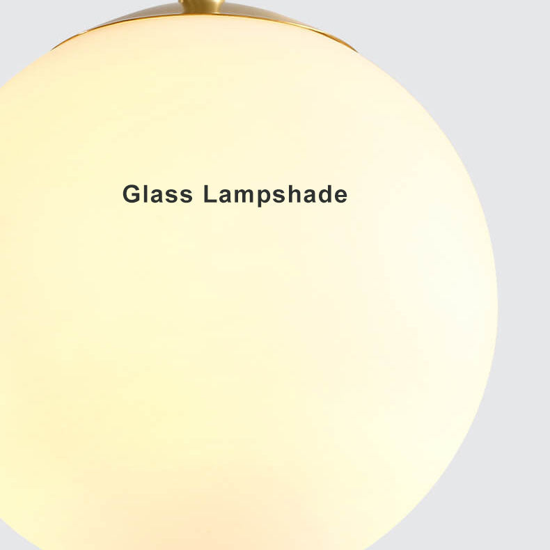 Pentagram Shape Glass Ball 1-Light Wall Sconce Lamp