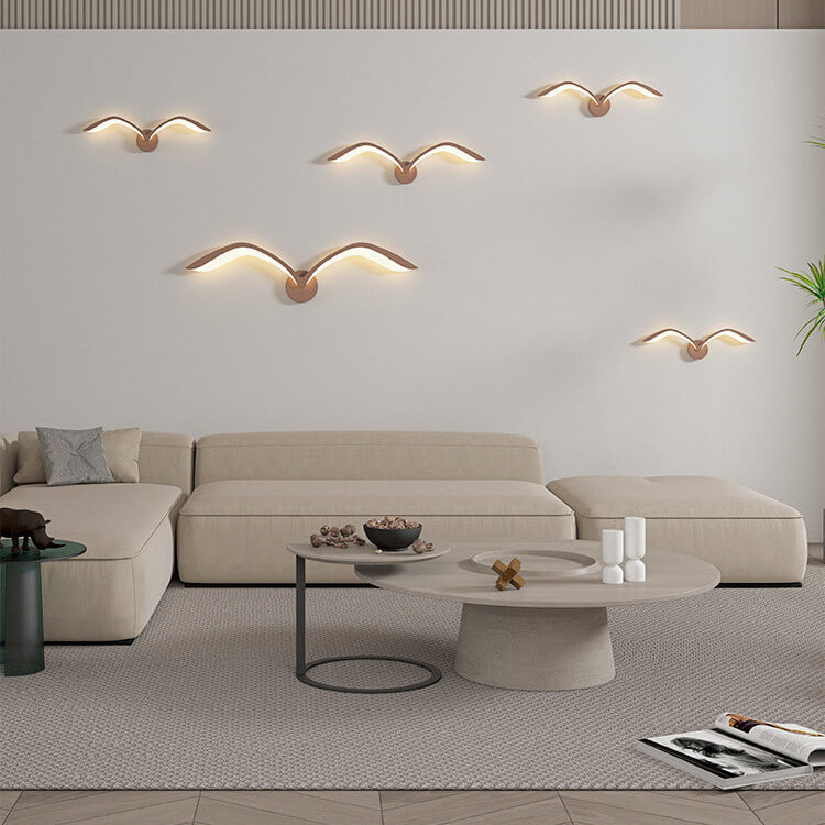 Nordic Minimalist Seagull LED-Wandleuchte aus Acryl 