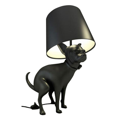 Moderne kreative LED-Tischlampe aus Hundeharz