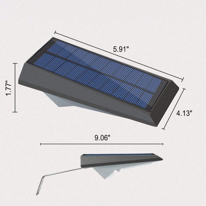 Solar Outdoor Human Sensor 18 LED Landschaft Wandleuchte Lampe 