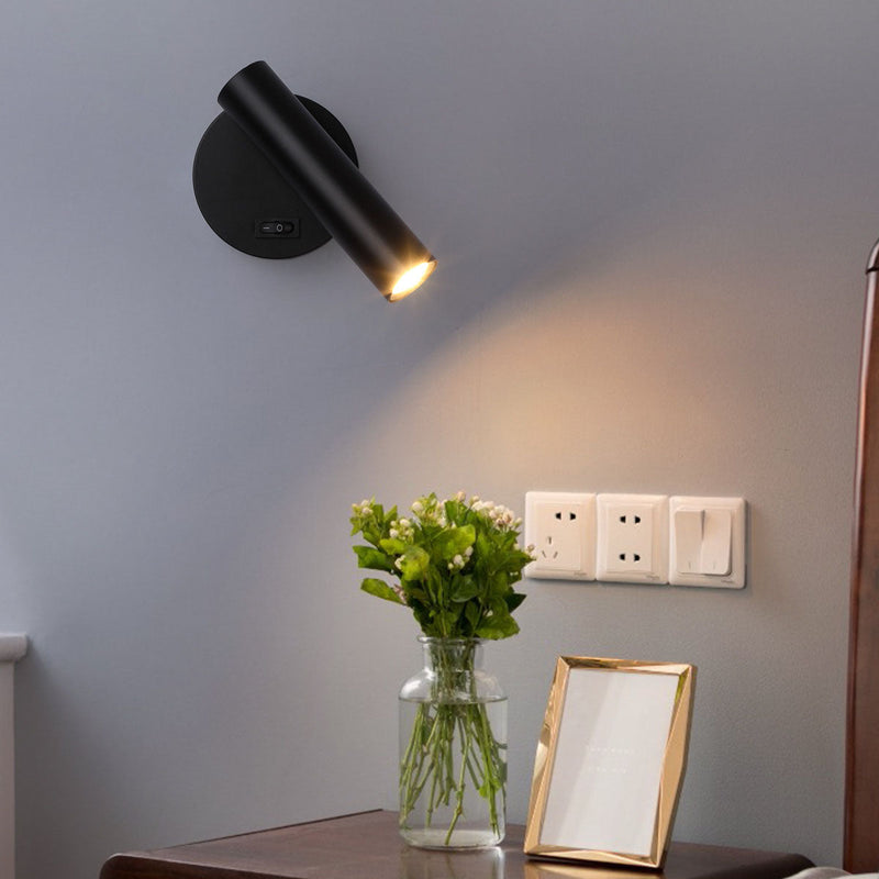 Modern Solid Color Aluminum LED Wall Sconce Lamp