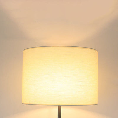 Nordic Simplicity Drum Cone Shade Linear 1-Light Standing Floor Lamp