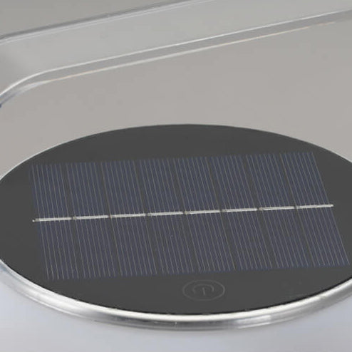 Lumière de camping portable à LED avec télécommande solaire de simplicité contemporaine pour patio extérieur 