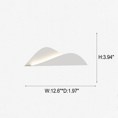 Modern Minimalist Dimensional Peaks Design LED Wall Sconce Lamp