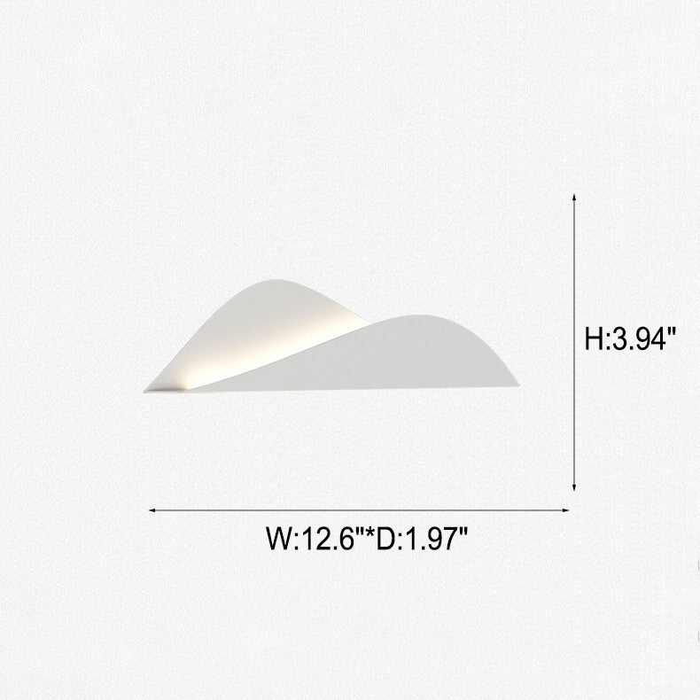 Modern Minimalist Dimensional Peaks Design LED Wall Sconce Lamp