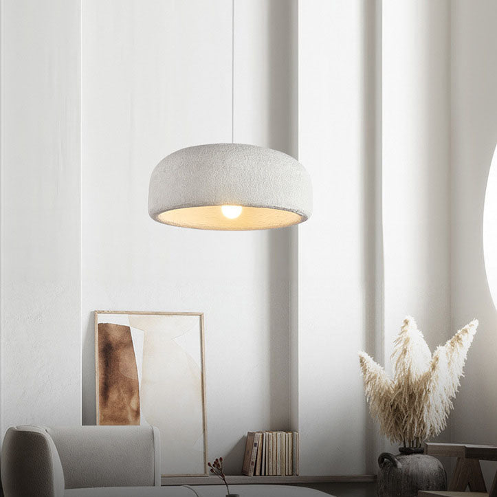 Modern Minimalist Resin Dome 1-Light Pendant Light