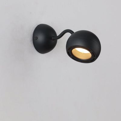Minimalist Iron Dome Shade Mini Rotatable LED Wall Sconce Lamp