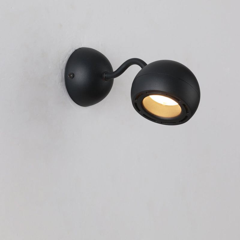 Minimalist Iron Dome Shade Mini Rotatable LED Wall Sconce Lamp