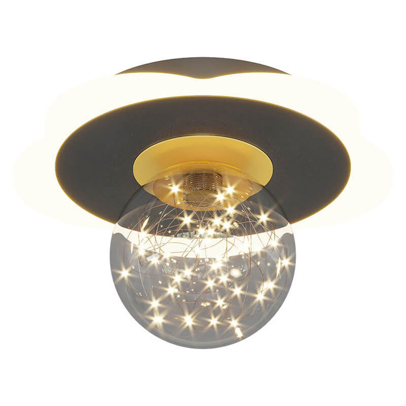 Modern Creative Triangle Flower Full Star LED Flush Mount Ceiling Light