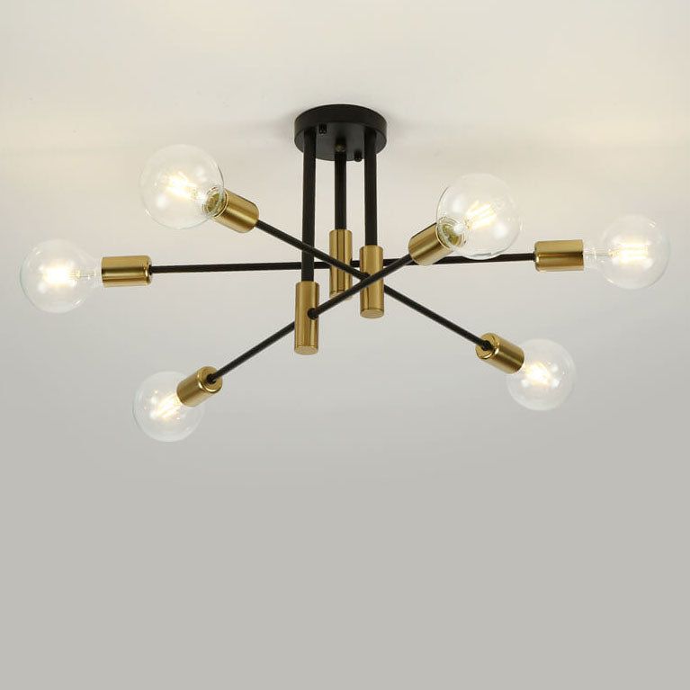 Nordic Minimalist Iron 4/6/8-Light Island Light Chandelier