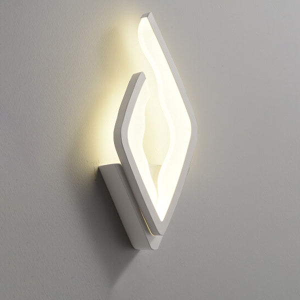 Modern Acrylic Creative Flame Design LED Wall Sconce Lamp