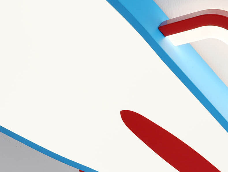 ضوء سقف LED مسطح على شكل صاروخ كرتوني من الألومنيوم 