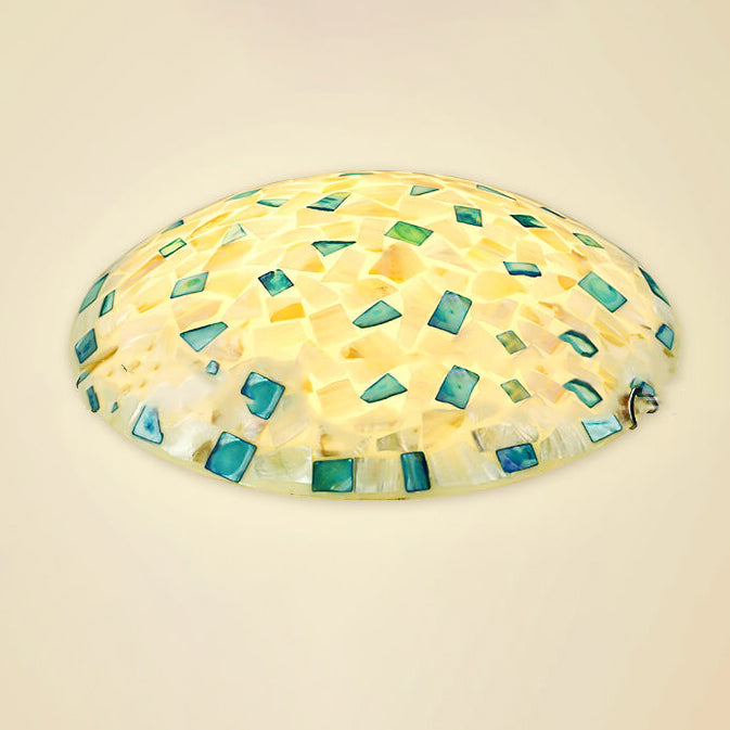 Creative Mediterranean Shell Design 2/3/4-Light Flush Mount Light