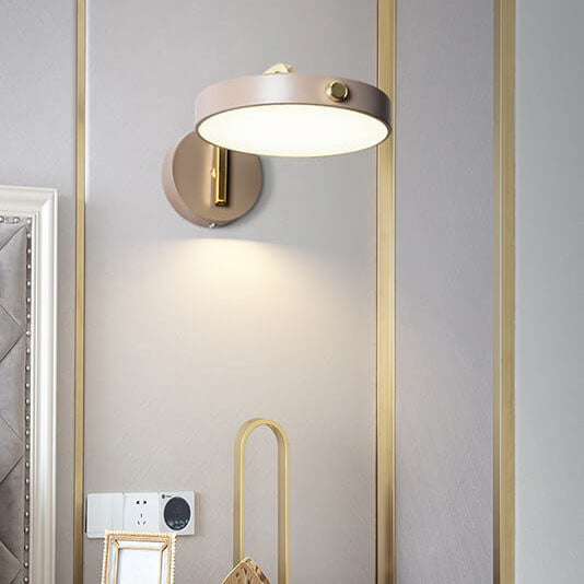 Modern Light Luxury Nordic Pie-shaped LED Wall Sconce Lamp