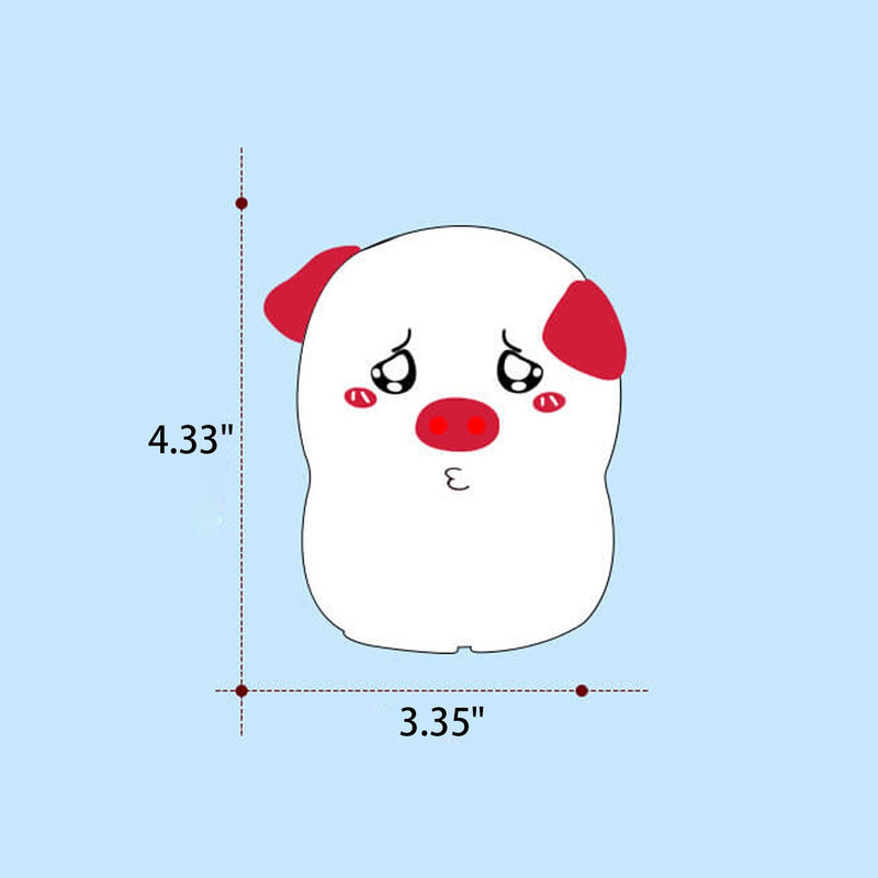 Creative Cartoon Funny Piggy Pat Silicone LED Night Light Table Lamp