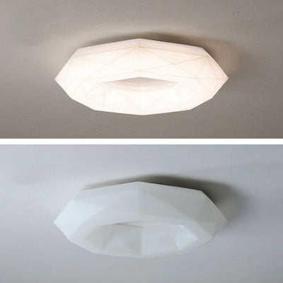 Modern Creative Cut Design Bird's Nest LED Flush Mount Light