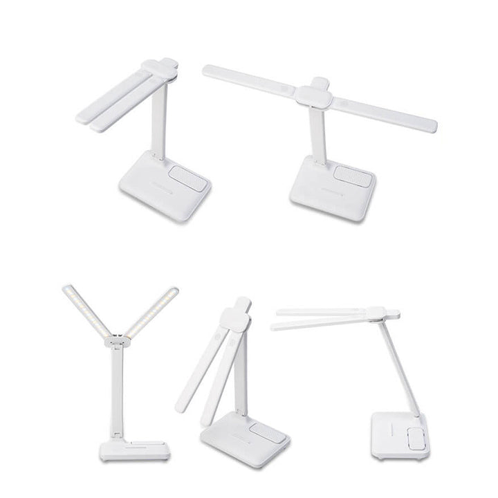 Eye Protection Creative Double Head Multi-angle Adjustable LED Table Lamp
