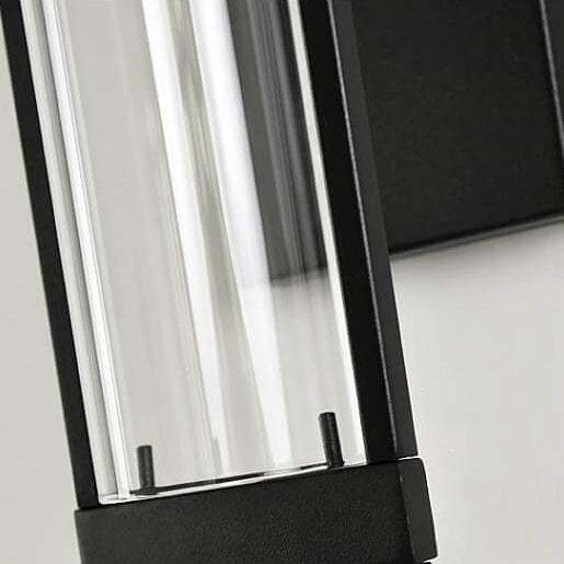 Diseño Antiguo Simple Industrial Lámpara Aplique de Pared Exterior de 1 Luz 