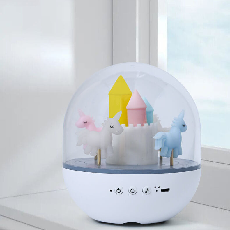 Creative Carousel Octavo Bluetooth Kids Night Light Table Lamp