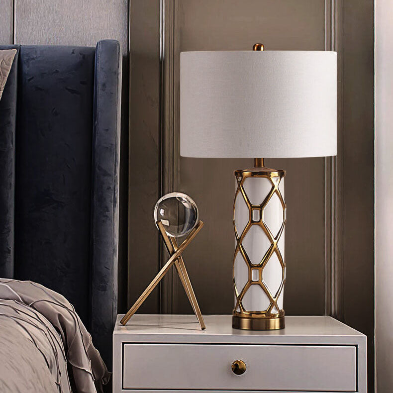 Nordic Light Luxus-Keramik-Tischlampe mit 1 Leuchte