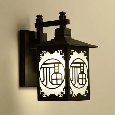 Chinese Outdoor Waterproof 1-Light Garden Light Wall Sconce Lamp