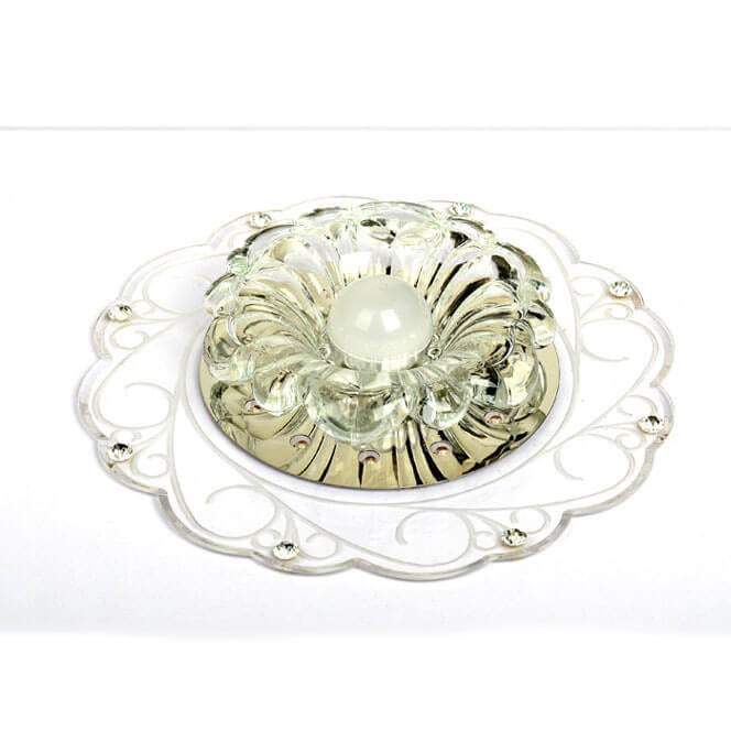 Modern Creative Flower Round LED Flush Mount Ceiling Light