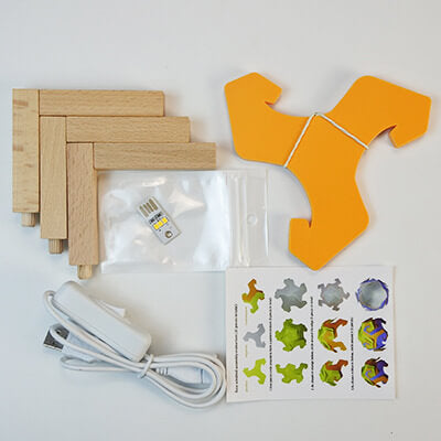 DIY Mondlampe LED Nachtlicht USB Dekorative Tischlampe 