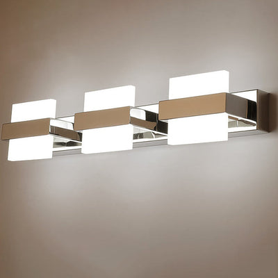 Modernes quadratisches Kombinationsdesign aus Acryl, LED-Spiegelfrontleuchte, Wandleuchte 