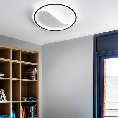Nordische moderne einfache runde kreative LED-Einbauleuchte 