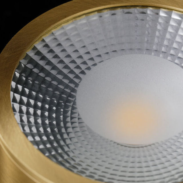 Moderne luxuriöse runde Kupfer-Ultraflach-LED-Deckenleuchte für den Flur 