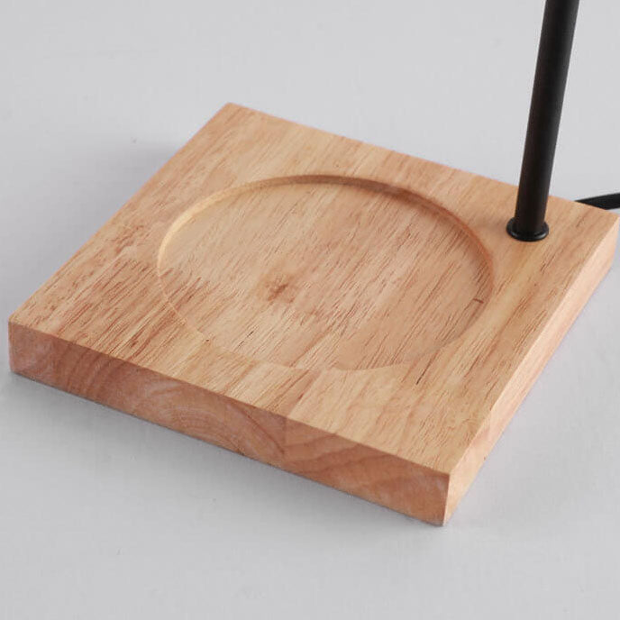 Lámpara de mesa de cera fundida de 1 luz con base de mármol sólido nórdico en forma de cono 