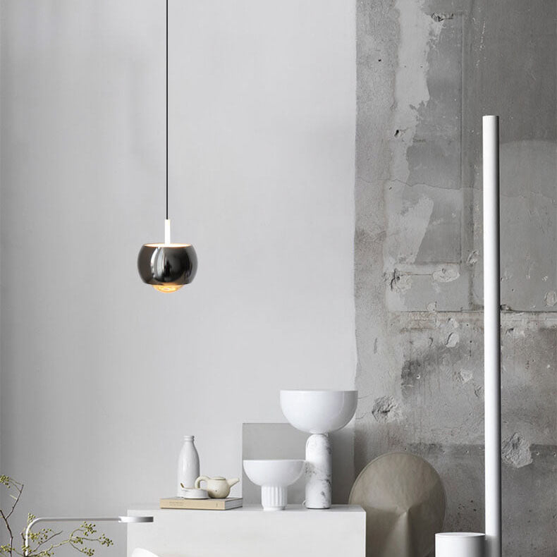 Lustre LED Rond Luxueux Nordic Light avec Hauteur Réglable 